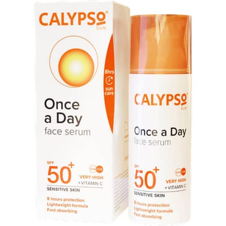 Calypso SPF 50+ Sensitive Skin Zon Eenmaal Daags Gezicht & Hals Serum - 50 ml
