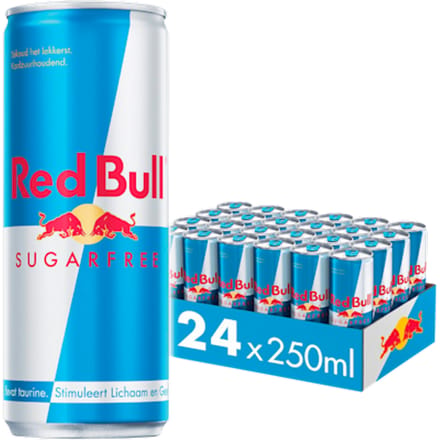 Red Bull energiedrank suikervrij - 24 x 250 ml