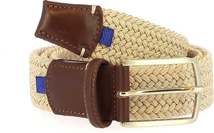 CL Blue Line Stretch Riem - Beige