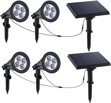 Set van 2 gekoppelde zonne-spotlights 400LM FAMILY SPIKY