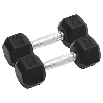 vidaXL - Halters - 2 - st - 6 - kg - totaal - gietijzer