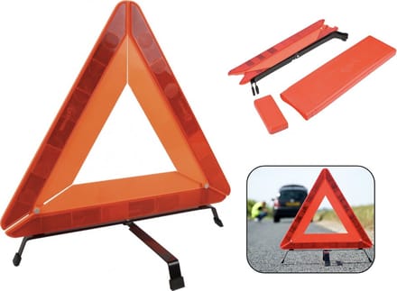PD® - Gevarendriehoek E-keur - Inclusief opbergkoffer - opvouwbaar - Reflecterende driehoek