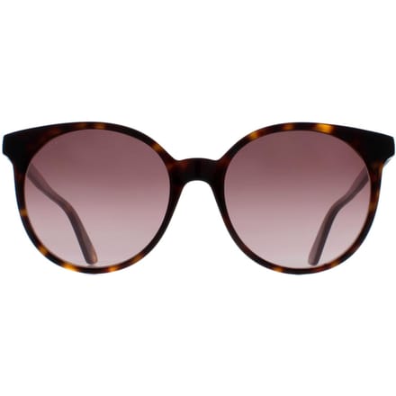 Gucci Ronde Dames Donker Havana Bruin Gradiënt GG0488S