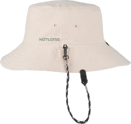 Hatland Elin Reversible Buckethat - Heren Mutsen - Beige