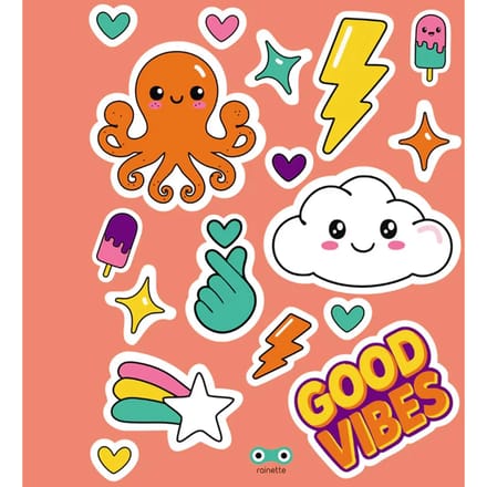 Reflecterende stickers Rainette Good Vibes