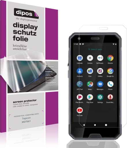 dipos – 4x Beschermfolie geschikt voor Topicon MDT661 | Krasbestendige & heldere Screenprotector Ultra-Thin