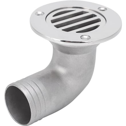 Boot Bocht Vloerafvoer 316 Roestvrij Staal Marine Water Afvoerapparaat Hardware Accessoire white