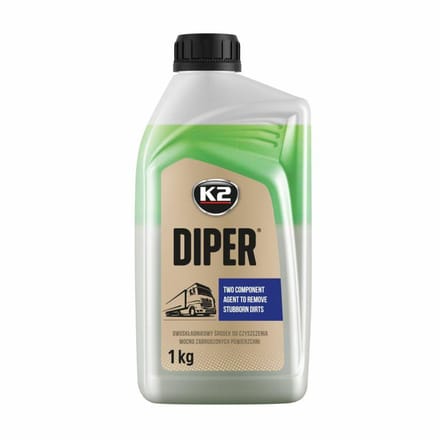 K2 DIPER - Tweecomponenten actieve schuim - 1 kg - Hooggeconcentreerd alkalisch reinigingsmiddel