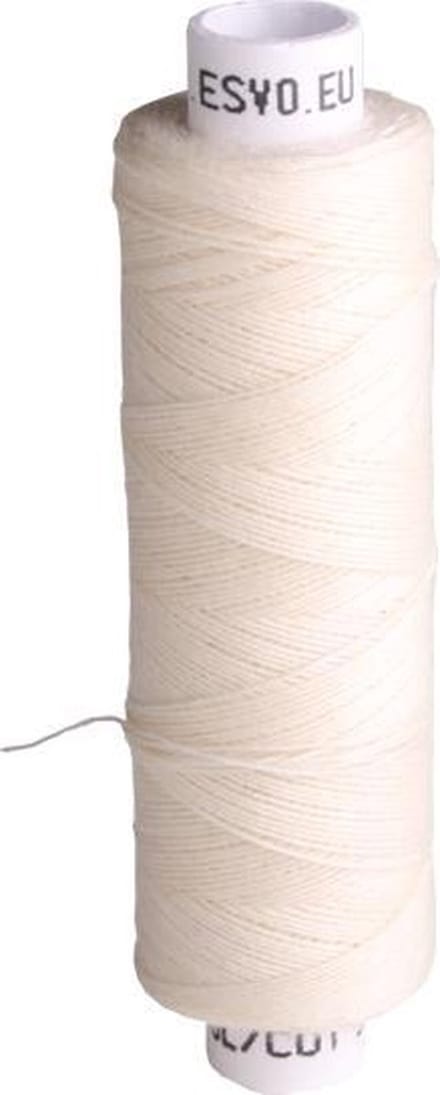 ESVO naaigaren - waterafstotend - 2 x 125 m - dikte 50 - ecru / wit