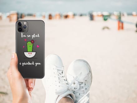 Apple iPhone 11 Pro Max Telefoonhoesje met Naam Cactus Glad