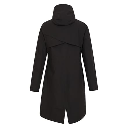 Mountain Warehouse Dames/Dames Hilltop Extra Lang Waterdicht Jasje (Zwart)