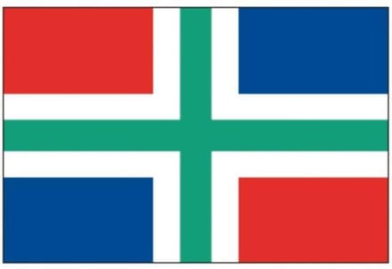 Stijlvolle Provincievlag Groningen Bootvlag 20x30 - Talamex