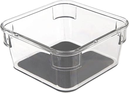 Opbergbox GREY 9x9x4,5 cm - Opbergdoos - Opslag Container