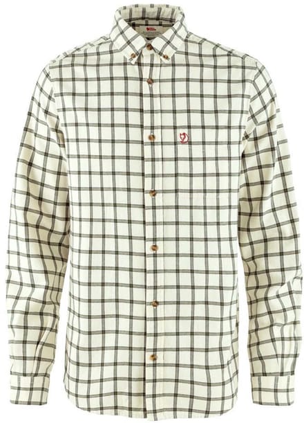 Fjällräven Övik Flannel Overhemd Met Lange Mouwen Wit M Man