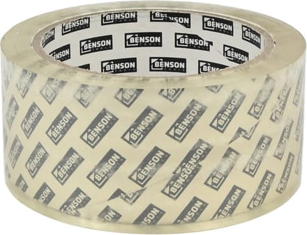 Benson Kristalheldere verpakkingstape - geruisloos - 66m x 48mm