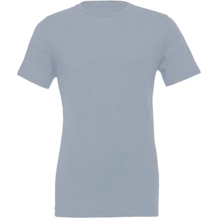 Bella+Canvas Unisex Heather CVC Short Sleeve Tee CV3001CVC - Heather Storm - S