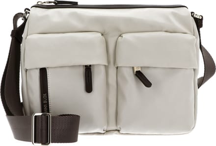 MANDARINA DUCK Schoudertas Hunter Crossover Whitecap Gray Beige