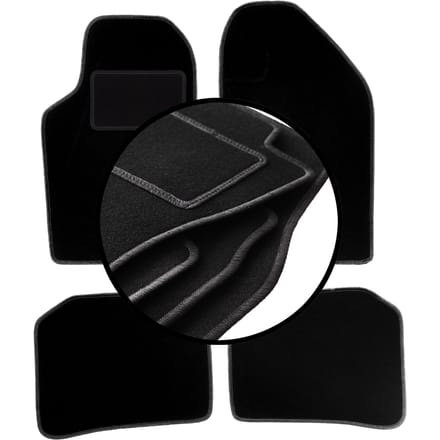 Complete set veloursmatten voor: Alfa Romeo 164 sedan (1988-1997)