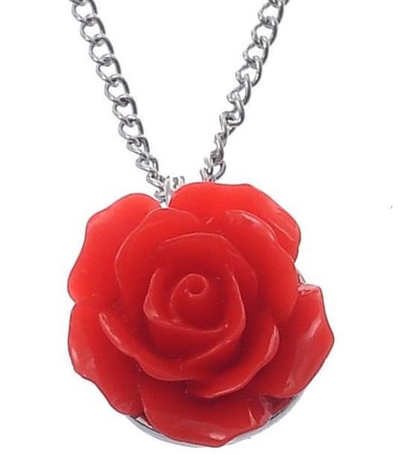 Behave - Ketting met rozenhanger - verlengketting