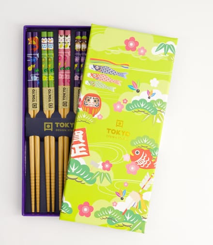 Tokyo Design Studio – Chopstick Giftset – Lente Groen – 5 Stuks