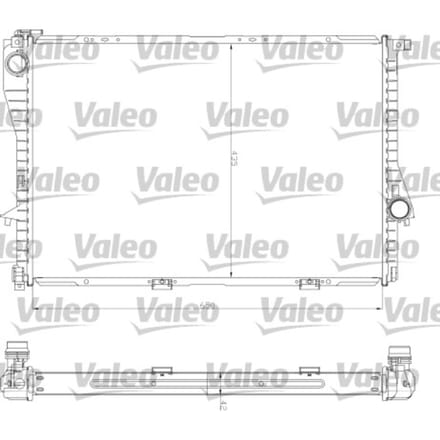 Radiator, motorkoeling VALEO 734277