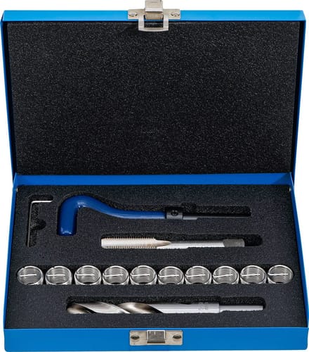 BGS Schroefdraad reparatieset - M16 x 1,5 - 14 delig