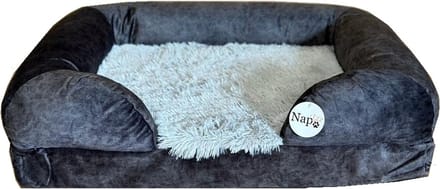 Loungbed Eco soft Antraciet M 80*60*H21 cm
