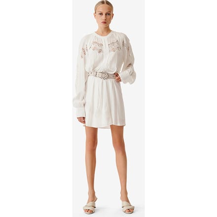 IRO Paris Belinda Ecru Maat: S | Mini Jurken Outlet | Dames | Ecru
