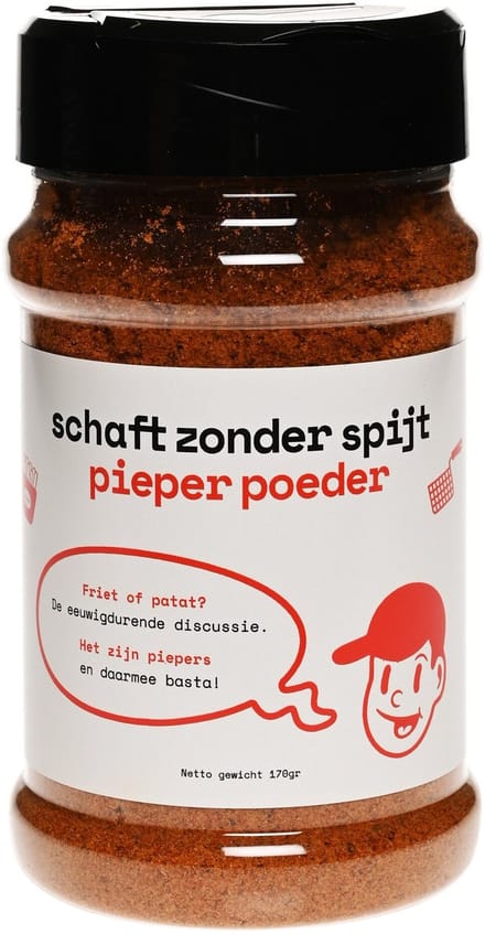Van Beekum Specerijen - Pieper Poeder - Schaft zonder spijt - Strooibus 170 Gram