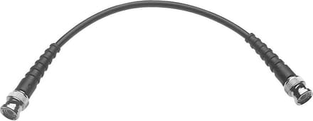 Telegärtner L00010A1800 BNC-meetsnoer 25.00 cm Zwart