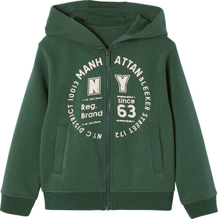 Vertbaudet Ritssweater mt capuchon sport BASICS jongens