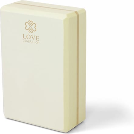 Love Generation - Foam Yogablok - Wonderful White