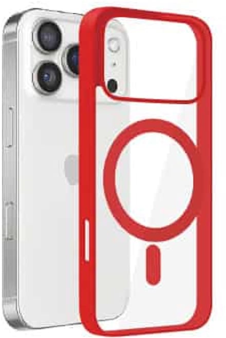 Zanaé – Backcover – iPhone 17 Pro Max – hoesje – MagSafe – Rood