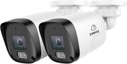 Beveiligingscamera Set - CCTV Camera's - Huis Beveiligen - 3MP HD Audio - 2 Stuks - Wit