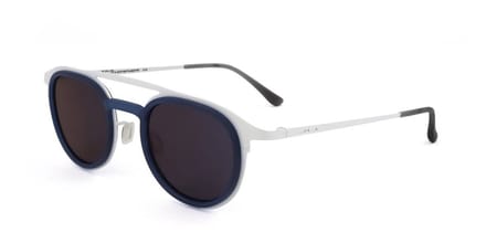 Italia Independent I I 0252 THIN CIRCLE White glossy 46/22/145 UNISEX Zonnebrillen
