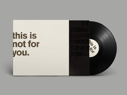 Matthew Bourne - This Is Not For You (LP) (Limited Edition)
