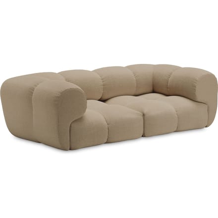 Objekte unserer Tage zander Sofa Design 04 (2,5 -zit) - Hug Me 071 Sand