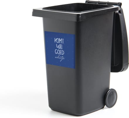 Container sticker Beterschap - Quote - Liefde - 40x40 cm - Kliko sticker