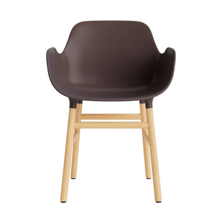 Normann Copenhagen Form fauteuil met houten frame - NormannCopenhagenFormBrown - eiken