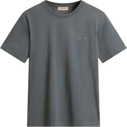 Woolrich Cotton Graphic T-shirts Donkergrijs Cfwote2010mrut5334