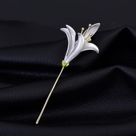 Creatieve Narcis Broches Voor Meisje Bloem Blad Speld Narcis Boeket Emaille Broche Bruiloft Feest Sieraden wit