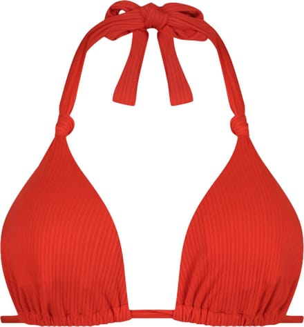 Beachlife Fiery Red triangel bikinitop