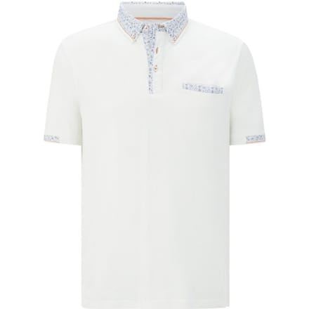 Babista herren Poloshirt - 64/66 - wit - Plus Size