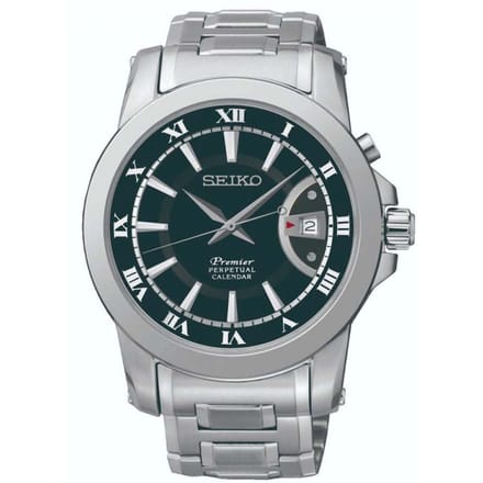 Seiko Premier SNQ141P1 Perpetual Calendar 42mm