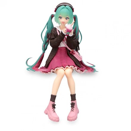 Vocaloid – Hatsune Miku Autumn Date Pink Ver. Noodle Stopper Figure