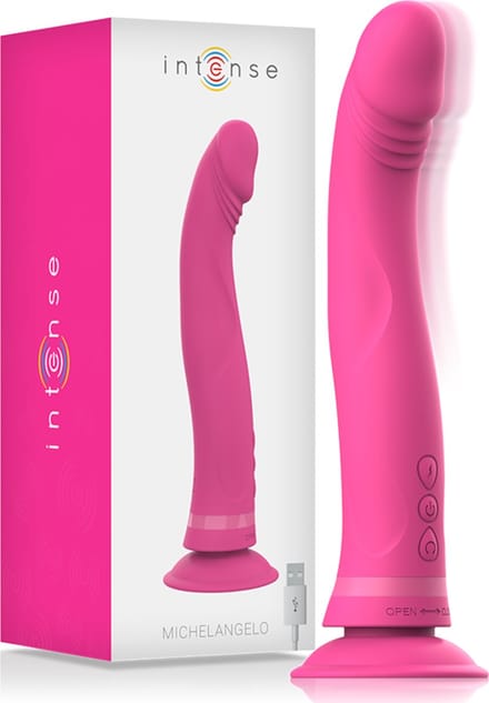 INTENSE FUN | Intense - Michelangelo Dildo Vibrator Silicone Pink