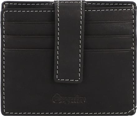Esquire Oslo Dallas Creditcard etui RFID Leer 9,5 cm - 9 Sleuven - schwarz