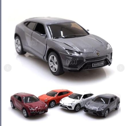 Kins Mart Lamborghini Urus Figuren, 1 Koreaans speelgoed Gray black