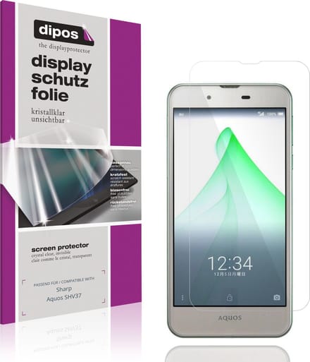 dipos – 4x Beschermfolie geschikt voor Sharp Aquos SHV37 | Krasbestendige & heldere Screenprotector Ultra-Thin