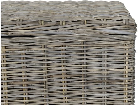 Vente-unique Opbergruimte van kubu GAO - L130 x D45 x H44 cm - Natuurlijk grijs